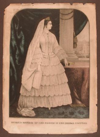 Eugenie Empress of the French in Her Bridal Costume.