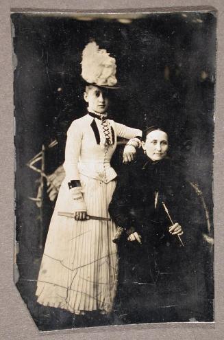 Bertha Petersen Gilman with Her Mother, Salome Magdalena Schneider Peterson