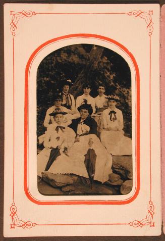 Group Visiting High Rock Grove on the Naugatuck Railroad