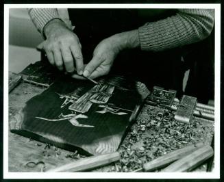 Wood Engraver at Work, Danbury Fair