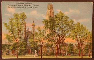 Harkness Memorial Tower and Dwight Memorial Chapel, Yale University, New Haven, Conn.