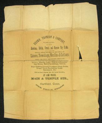 Gift of G. Fox & Co., 1949.12.2  © 2011 The Connecticut Historical Society.