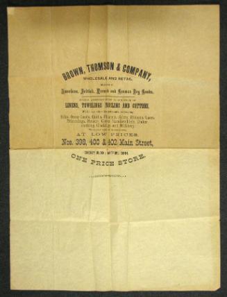 Gift of G. Fox & Co., 1949.12.1  © 2011 The Connecticut Historical Society.