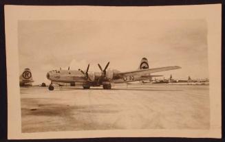 World War II, B-29 Bomber Enola Gay at Isley Field, Saipan