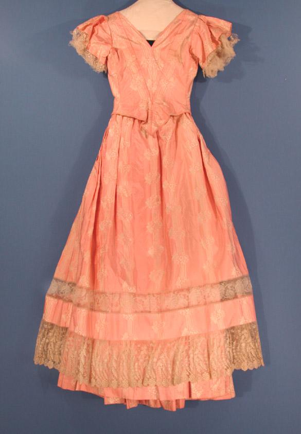 Front of dress with evening bodice 1.

Gift of Mrs. Seth P. Holcombe and Mrs. Gilbert A. Wick ...