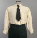 1994.176.2 (man's shirt) and Gift of Marie Peichert 1997.104.9 (man's necktie)  © 2013 The Conn ...