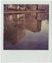 Reflection of One Financial Plaza and Southern New England Telephone Company Building in pond a ...