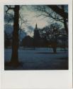Bushnell Park and the Capitol Building at dusk, in winter, Gift of the Richard Welling Family,  ...