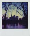 Hartford skyline at dusk from flooded Connecticut River meadow, Gift of the Richard Welling Fam ...