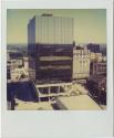 One Corporate Center, with the G. Fox & Co. building and Christ Church Cathedral visible behind ...