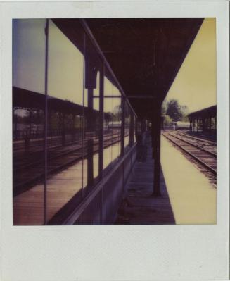 Window reflection, train tracks, Gift of the Richard Welling Family, 2012.284.175  © 2014 The C ...