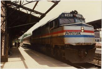 Train at Union Station, Hartford. Gift of the Richard Welling Family, 2012.284.1642.1  © 2014 T ...