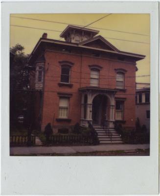 Brick Italianate house with cupola.  Gift of the Richard Welling Family, 2012.284.564  © 2014 T ...