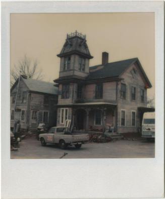 Wooden building with mansard roof tower.  Gift of the Richard Welling Family, 2012.284.599  © 2 ...