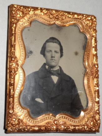Framed tintype of David A. Starr