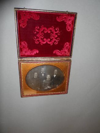 Cased ambrotype of Harriet Newell Rogers Starr and sons