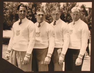 Albie Booth, Frank Carideo, Red Cagle, and Ernie Nevers