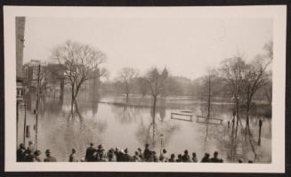 View of Bushnell Park from the Corner of Asylum Street and Union Place, Hartford