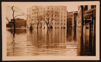 Flood Water on Trumbull Street, Hartford
