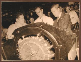 Duke of Windsor at Pratt & Whitney Aircraft