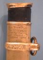 Detail of inscription on scabbard