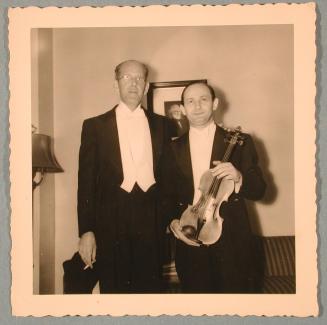 George Heck and Violinist
