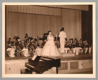 George Heck, Sphinx Temple Band, and a Singer on Stage