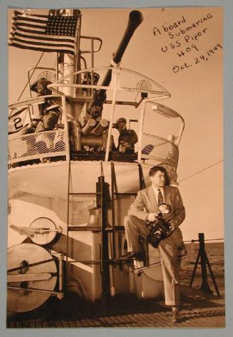 Arthur J. Kiely, Jr. Aboard Submarine USS Piper 409, October 24, 1949