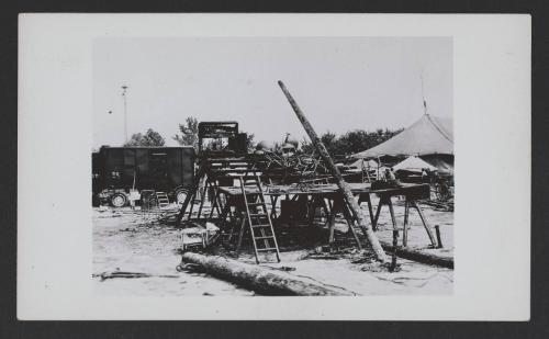 Hartford Circus Fire: Remains of Bandstand