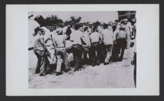 Hartford Circus Fire: Men Carrying Debris or Victims