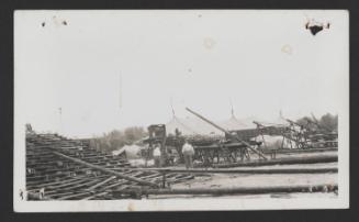 Hartford Circus Fire: Ruins of Bleachers and Band Stand