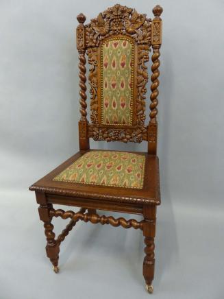 Chair in 18th-century Spanish colonial style; Gift of Romulo Chanduvi, 2016.130.0