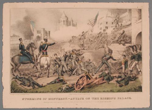 Storming of Monterey. - Attack on the Bishop's Palace.