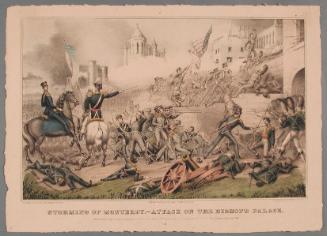 Storming of Monterey. - Attack on the Bishop's Palace.