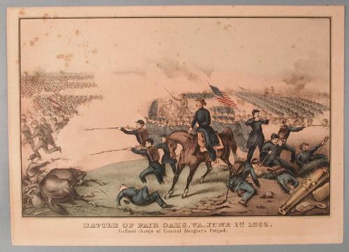 Battle of Fair Oaks, Va. June 1st. 1862.