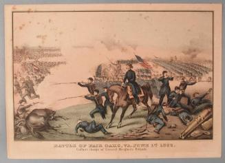 Battle of Fair Oaks, Va. June 1st. 1862.