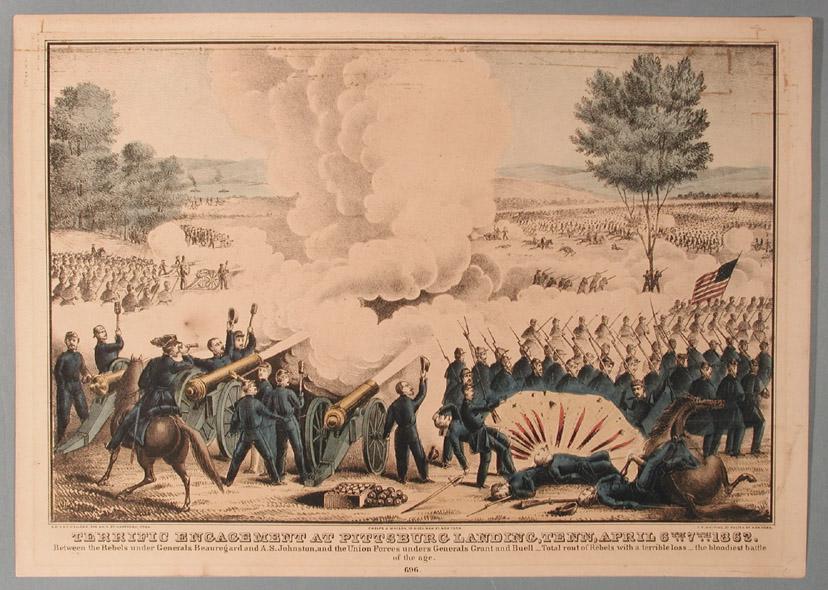 Terrific Engagement at Pittsburg Landing, Tenn, April 6th. 7th. 1862.