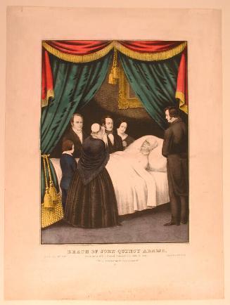 Death of John Quincy Adams.