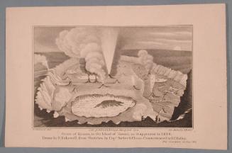 Crater of Kirauea, in the Island of Hawaii, as it Appeared in 1838.