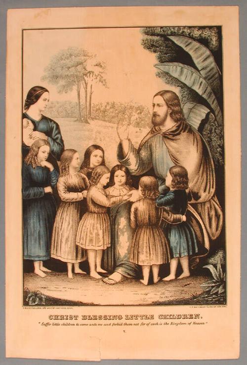 Christ Blessing Little Children.