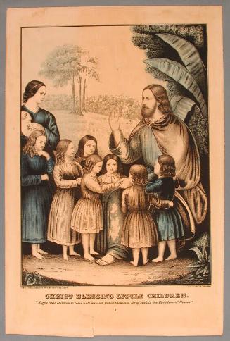 Christ Blessing Little Children.