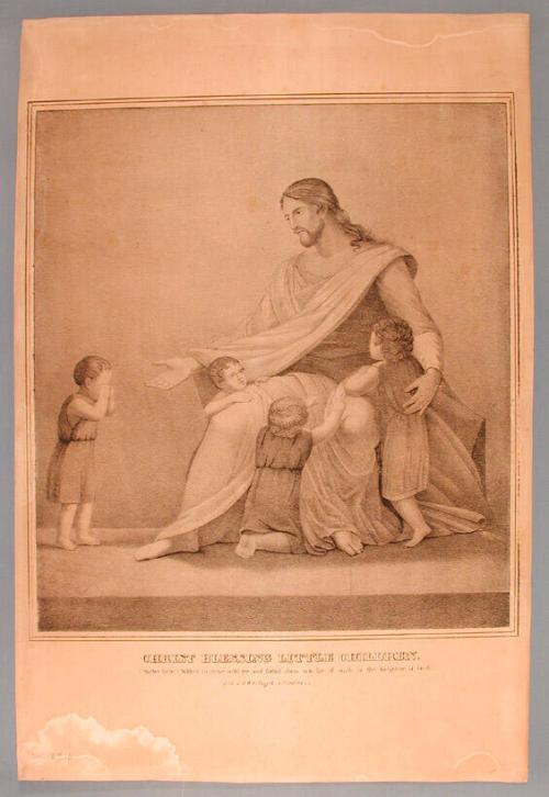 Christ Blessing Little Children.