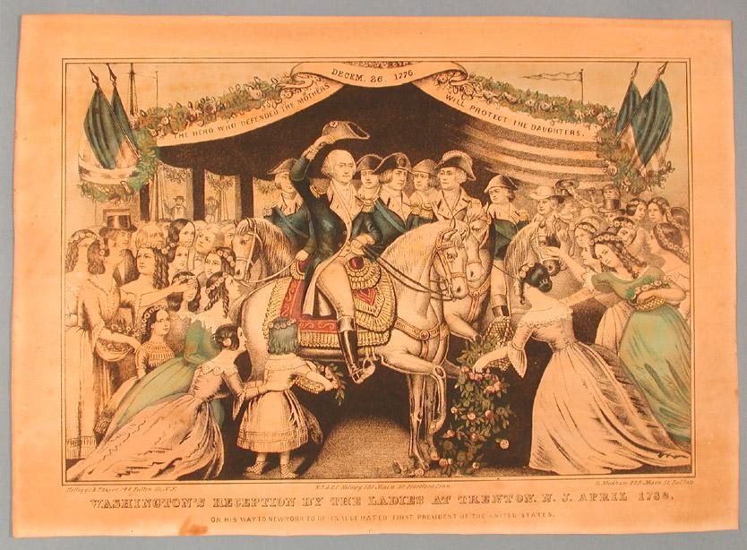 Washington's Reception by the Ladies at Trenton. N.J. April 1789.