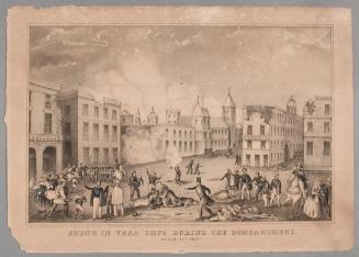 Scene in Vera Cruz during the Bombardment, March 25th, 1847.