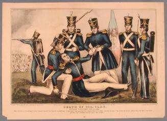 Death of Col. Clay, Battle of Buena Vista, Feby. 23d. 1847.