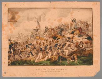 Battle of Contreras. Near Mexico - August 20th. 1847.