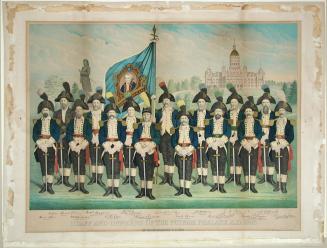 Staff and Officers of The Putnam Phalanx A.D. 1883.