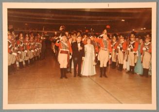 Governor Thomas J. Meskill Inaugural Ball, Footguard Saluting