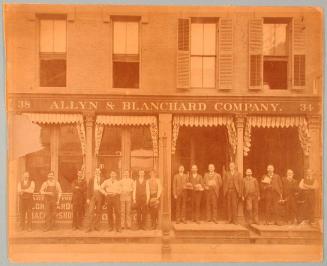 Exterior View of Allyn & Blanchard Company, 34-38 Market Street, Hartford