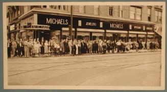 Exterior of Michaels Jewelers, Bridgeport